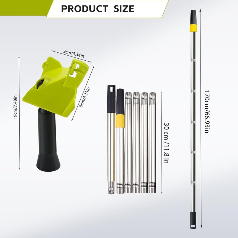 TUDUD Store Drywall Corner Edger Tool Adjustable Handle Angle Corner Paint Repair Tool with Extension Pole for Walls, Edge Painting and Trimming - Image 2